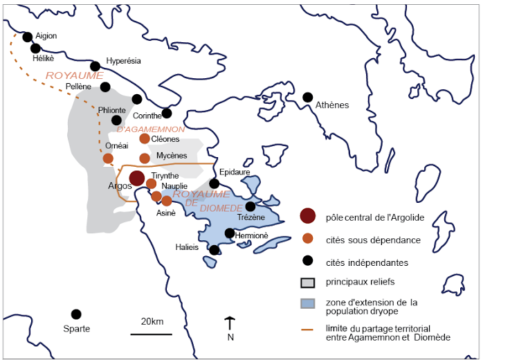 carte Argolide Circe